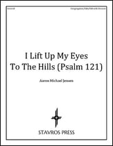 I Lift Up My Eyes To The Hills Unison/Two-Part choral sheet music cover